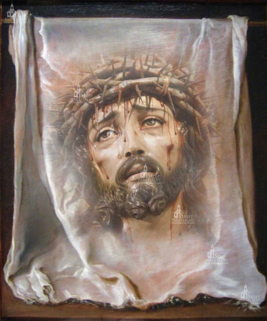 chusta św.Weronika, oblicze Jezusa, twarz Jezusa